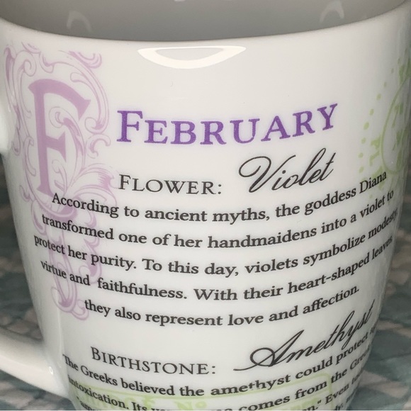 Gift Craft February Coffee/Teacup - Picture 5 of 9